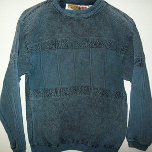 Street Scenes Boys Blue Pullover Size M